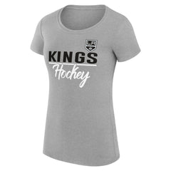 Los Angeles Kings G-III 4Her by Carl Banks Women's Super-Slim Fit Lightweight Team Sport T-Shirt