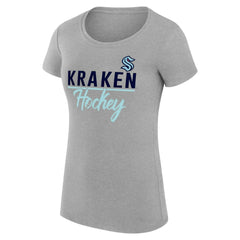 Seattle Kraken G-III 4Her by Carl Banks Women's Super-Slim Fit Lightweight Team Sport T-Shirt