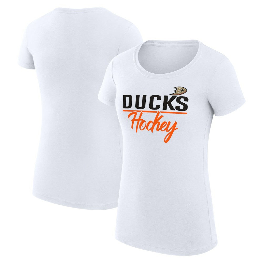 Anaheim Ducks G-III 4Her by Carl Banks Women's Super-Slim Fit Lightweight Team Sport T-Shirt