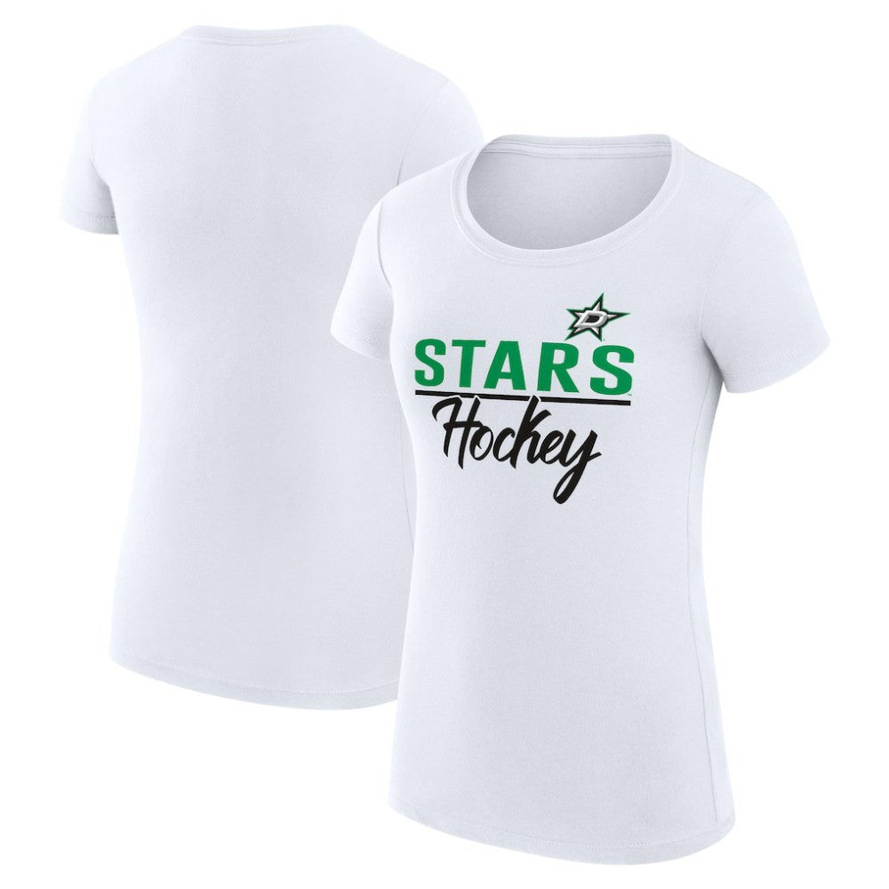 Dallas Stars G-III 4Her by Carl Banks Women's Super-Slim Fit Lightweight Team Sport T-Shirt