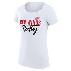Detroit Red Wings G-III 4Her by Carl Banks Women's Super-Slim Fit Lightweight Team Sport T-Shirt