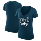 Winnipeg Jets G-III 4Her by Carl Banks Women's Super-Slim Fit Lightweight Graphic T-Shirt