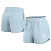 Houston Astros Women's Studio Woven Vibe Shorts - Light Blue