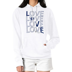 Toronto Maple Leafs G-III 4Her by Carl Banks Women's Hockey Love Fleece Pullover Hoodie
