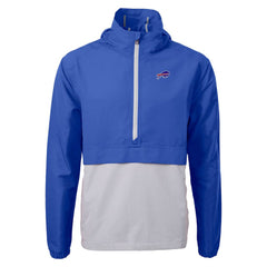 NFL Buffalo Bills Cutter & Buck Charter Eco Recycled Anorak Half-Zip Jacket