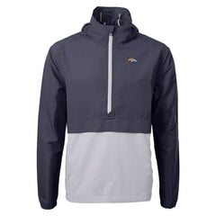 NFL Denver Broncos Cutter & Buck Charter Eco Recycled Anorak Half-Zip Jacket