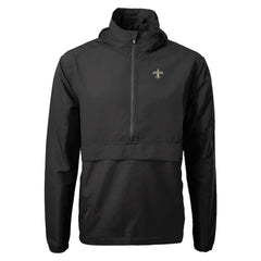 NFL New Orleans Saints Cutter & Buck Charter Eco Recycled Anorak Half-Zip Jacket