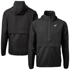 NFL Philadelphia Eagles Cutter & Buck Charter Eco Recycled Anorak Half-Zip Jacket