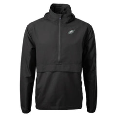 NFL Philadelphia Eagles Cutter & Buck Charter Eco Recycled Anorak Half-Zip Jacket