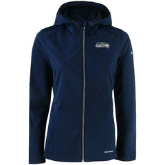 NFL Seattle Seahawks Cutter & Buck Women's Evoke Eco Softshell Recycled Full-Zip Jacket