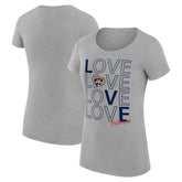 Florida Panthers G-III 4Her by Carl Banks Women's Super-Slim Fit Lightweight Hockey Love T-Shirt