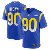 NFL Los Angeles Rams Earnest Brown IV Team Game Jersey