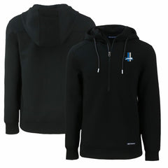 NFL Detroit Lions Cutter & Buck Throwback Roam Eco Half-Zip Recycled Pullover Hoodie