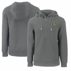 NFL Green Bay Packers Cutter & Buck Throwback Roam Eco Half-Zip Recycled Pullover Hoodie