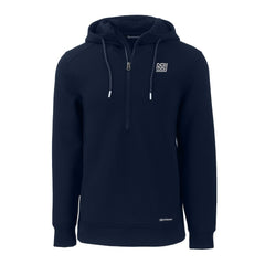 NFL New York Giants Cutter & Buck Throwback Roam Eco Half-Zip Recycled Pullover Hoodie