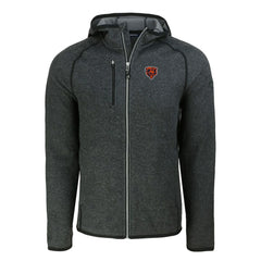 NFL Chicago Bears Cutter & Buck Throwback Mainsail Sweater-Knit Full-Zip Hoodie
