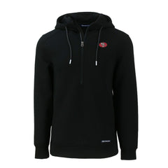 NFL San Francisco 49ers Cutter & Buck Throwback Roam Eco Half-Zip Recycled Pullover Hoodie