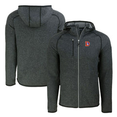 NFL Denver Broncos Cutter & Buck Throwback Mainsail Sweater-Knit Full-Zip Hoodie