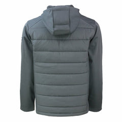 NFL Philadelphia Eagles Cutter & Buck Throwback Evoke Hybrid Eco Softshell Recycled Full-Zip Hoodie Jacket