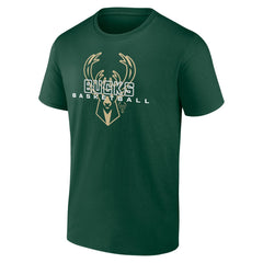 Milwaukee Bucks Stellar Personalized Name & Number T-Shirt - Hunter Green for sale