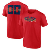 New Orleans Pelicans Stellar Personalized Name & Number T-Shirt - Red outlet