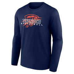 Oklahoma City Thunder Stellar Personalized Name & Number Long Sleeve T-Shirt - Navy on sale