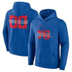 Philadelphia 76ers Stellar Personalized Name & Number Pullover Hoodie - Royal discount