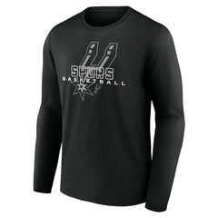 San Antonio Spurs Stellar Personalized Name & Number Long Sleeve T-Shirt - Black cheap