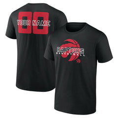 Toronto Raptors Stellar Personalized Name & Number T-Shirt - Black discount