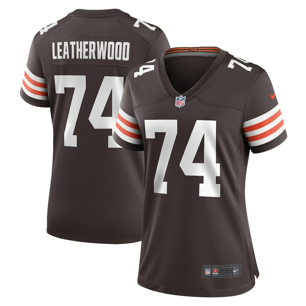 NFL Cleveland Browns Alex Leatherwood Women's Team Game Jersey