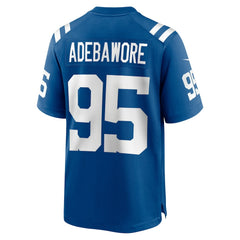NFL Indianapolis Colts Adetomiwa Adebawore Team Game Jersey
