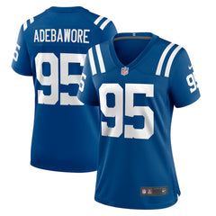 NFL Indianapolis Colts Adetomiwa Adebawore Women's Team Game Jersey