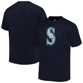 Seattle Mariners Profile Big & Tall Primary Logo T-Shirt - Navy