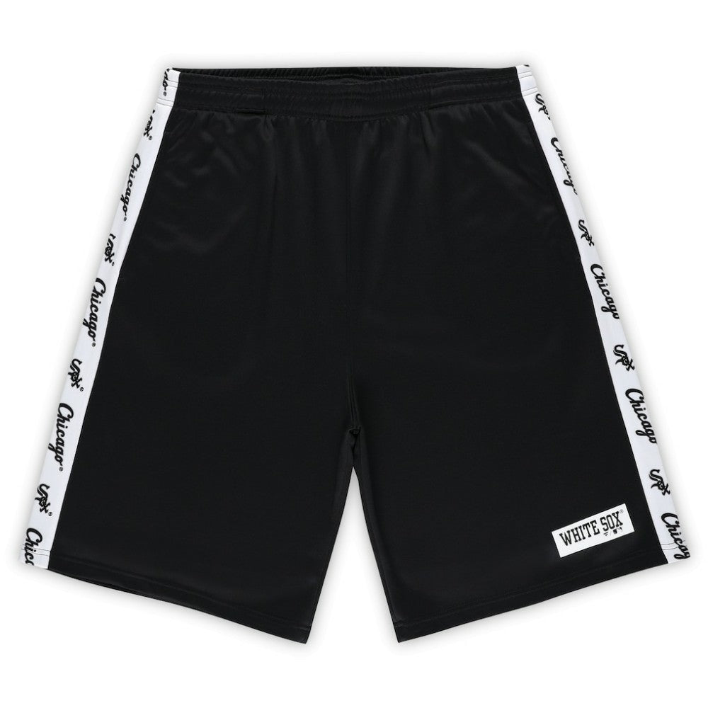 Chicago White Sox Profile Big & Tall Fleece Shorts - Black