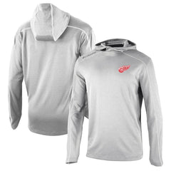 Detroit Red Wings Columbia Omni-Wick Shotgun Long Sleeve Hoodie T-Shirt