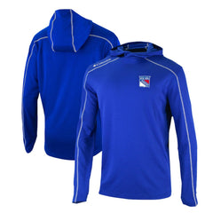 New York Rangers Columbia Omni-Wick Shotgun Long Sleeve Hoodie T-Shirt