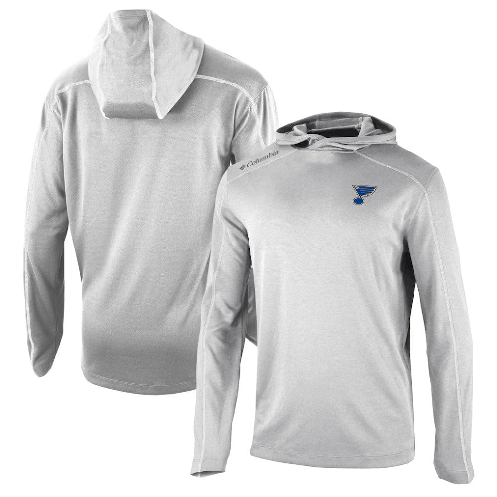 St. Louis Blues Columbia Omni-Wick Shotgun Long Sleeve Hoodie T-Shirt