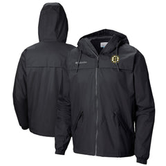 Boston Bruins Columbia Oroville Creek Lightweight Full-Zip Windbreaker Jacket