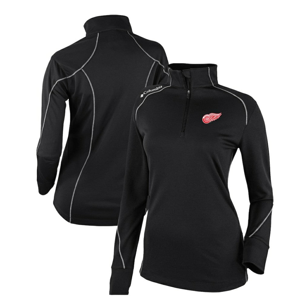 Detroit Red Wings Columbia Women's Omni-Wick Shotgun 2.0 Quarter-Zip Pullover Top