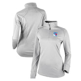 New York Rangers Columbia Women's Omni-Wick Shotgun 2.0 Quarter-Zip Pullover Top
