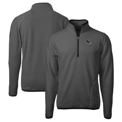 NFL Baltimore Ravens Cutter & Buck Helmet Cascade Eco Sherpa Fleece Quarter-Zip Pullover Jacket