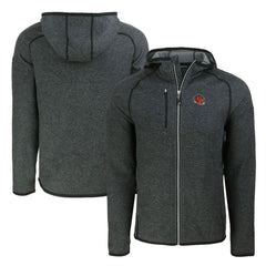 NFL Cincinnati Bengals Cutter & Buck Helmet Mainsail Sweater-Knit Full-Zip Hoodie
