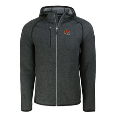 NFL Cincinnati Bengals Cutter & Buck Helmet Mainsail Sweater-Knit Full-Zip Hoodie