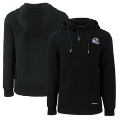 NFL Buffalo Bills Cutter & Buck Helmet Roam Eco Half-Zip Recycled Pullover Hoodie