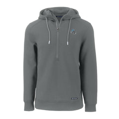 NFL Detroit Lions Cutter & Buck Helmet Roam Eco Half-Zip Recycled Pullover Hoodie