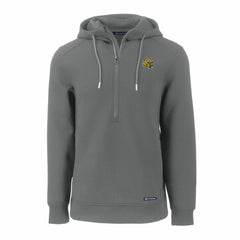 NFL Green Bay Packers Cutter & Buck Helmet Roam Eco Half-Zip Recycled Pullover Hoodie