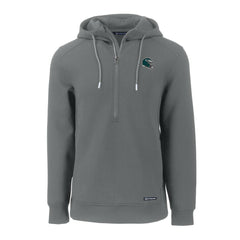 NFL Philadelphia Eagles Cutter & Buck Helmet Roam Eco Half-Zip Recycled Pullover Hoodie