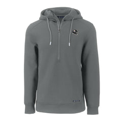 NFL Pittsburgh Steelers Cutter & Buck Helmet Roam Eco Half-Zip Recycled Pullover Hoodie