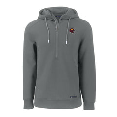 NFL Washington Commanders Cutter & Buck Helmet Roam Eco Half-Zip Recycled Pullover Hoodie