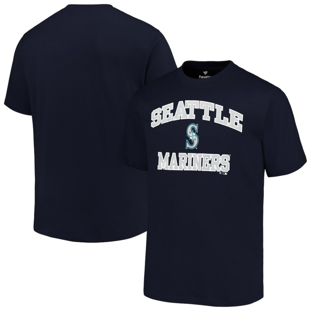 Seattle Mariners Profile Big & Tall Heart & Soul T-Shirt - Navy